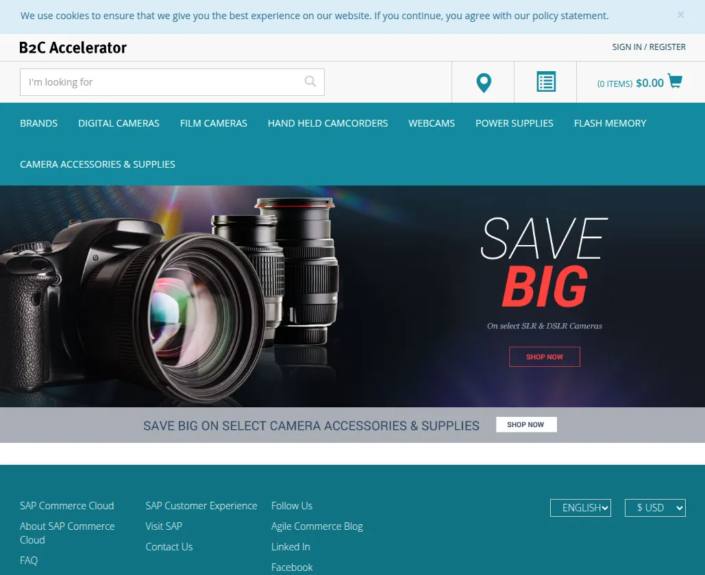 Homepage with dummy element that have no styling, the page looks short