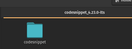Extracted plugin zip